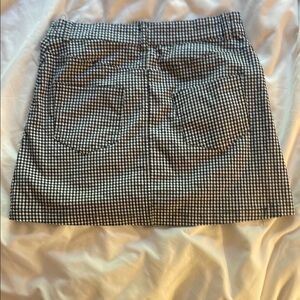 Jon galt black gingham mini skirt